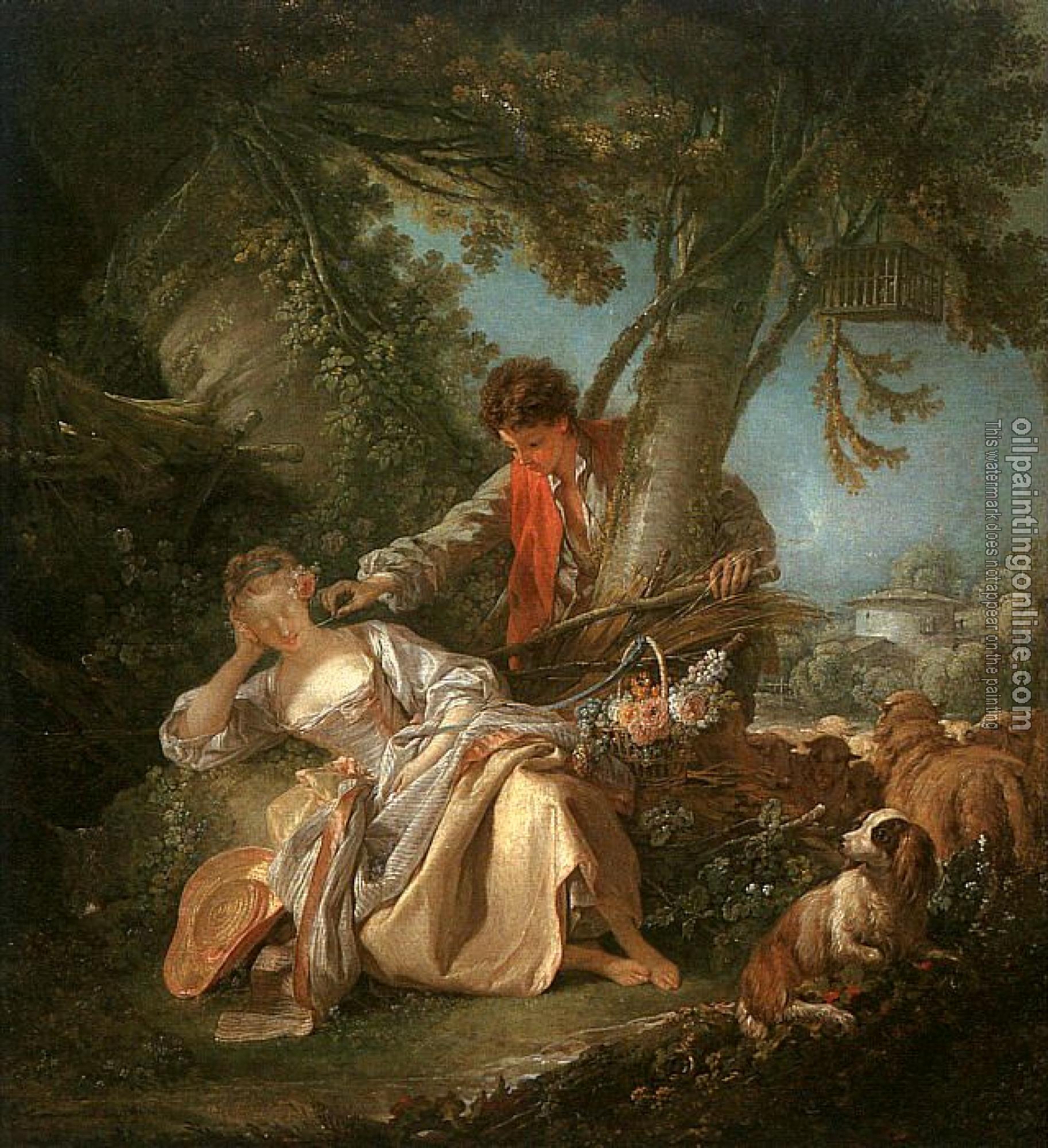 Boucher, Francois - The Interrupted Sleep